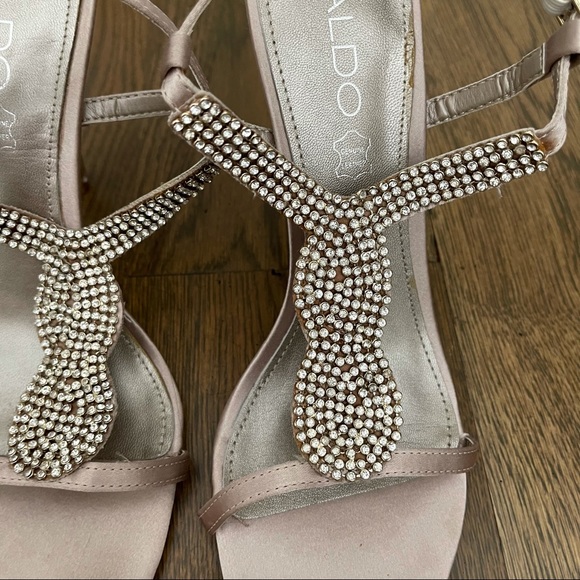 Aldo Rhinestone Sandals - Picture 4 of 4